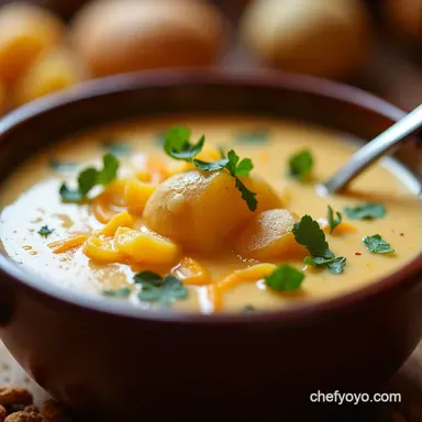 Creamy Crockpot Potato Soup Easiest Comfort Food EVER Recipe Card