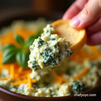 Easy Spinach Artichoke Dip Crockpot My Creamy GoTo Recipe Card