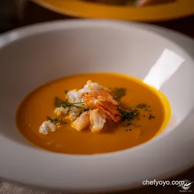 Dreamy lobster bisque soup recipe Homemade Comfort Recipe Card