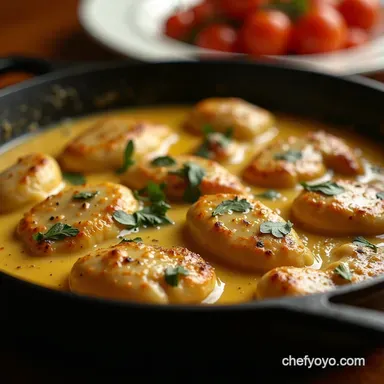 The Best OnePan Creamy Garlic Chicken Gnocchi Recipe Recipe Card