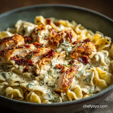 The Ultimate Garlic Parmesan Chicken Pasta Velvety Sauce Recipe Recipe Card