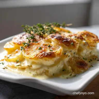 Scalloped Potatoes Recipe: Gruy&egrave;re & Thyme