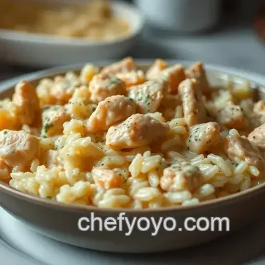 Creamy Chicken and Rice Casserole: Comfort Food Bliss! Recipe Card