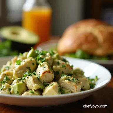 Creamy Keto Chicken Salad My GoTo Avocado Dill Recipe Recipe Card