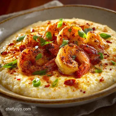 Authentic Louisiana Shrimp and Grits Creamy Cheesy and Smoky