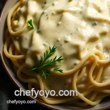 Easy Creamy Milk Alfredo Sauce: A Family Favorite Recipe Recipe Card