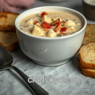 My Cozy Recipe for Clam Chowder: A New England Classic Recipe Card