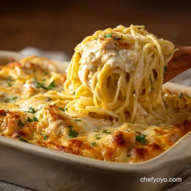 Ranch Chicken Spaghetti: The Ultimate Creamy, Cheesy Family Casserole Recipe Card