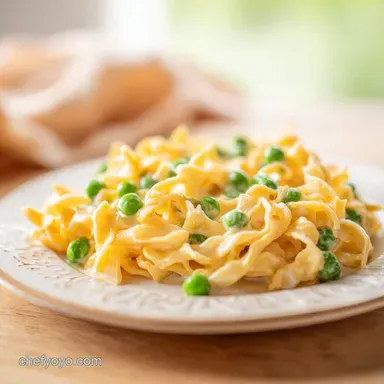 Tuna Noodle Casserole with Egg Noodles Recipe Card