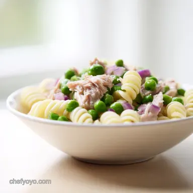Tuna Pasta Salad: Creamy