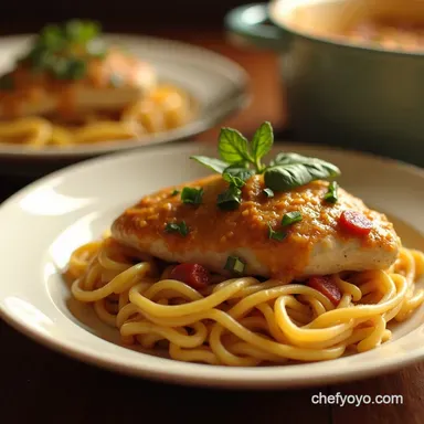 Creamy Tuscan Chicken Easy Crockpot Meals with Chicken Recipe Card