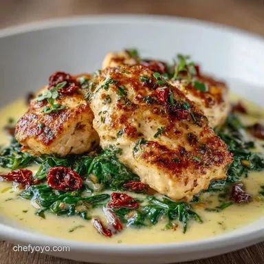 Tuscan Chicken Thighs in 30 Minutes Recipe Card