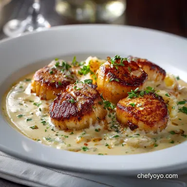 Creamy Tuscan Scallops: Restaurant Quality Recipe in Just 30 Mins Recipe Card