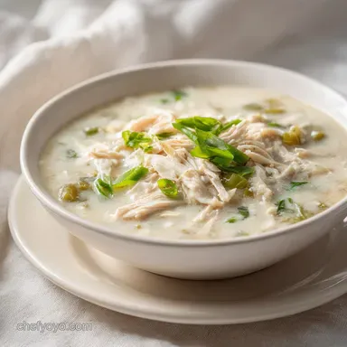 White Chicken Chili: Creamy Recipe Card