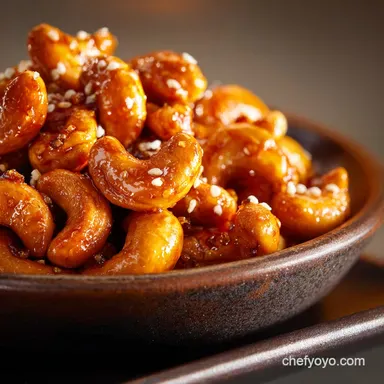 Candied Cashews: Perfectly Crisp Sweet Salty Glazed Nuts