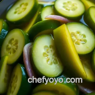 How to Make Refrigerator Pickles: My Easy & Zesty Recipe Recipe Card