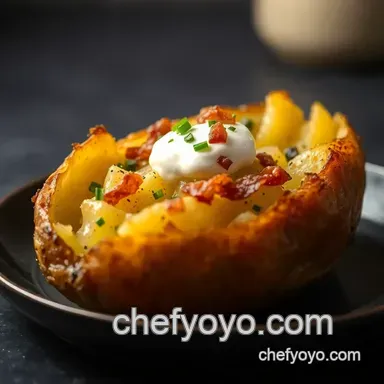 Crispy Baked Potato in Air Fryer: A Delightful Side for Any Meal Recipe Card