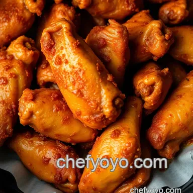 Ultimate Crispy Air Fryer Chicken Wings: How Long to Cook Wings Perfectly! Recipe Card