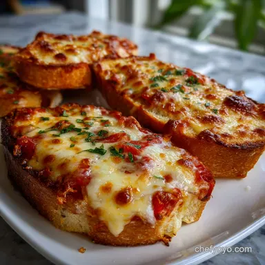 Air Fryer French Bread Pizzas: 15-Minute Dinner Solution Recipe Card