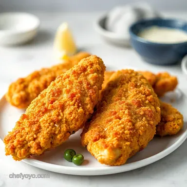 Easy Baked Chicken Tenders: Crispy & Guilt-Free! Recipe Card