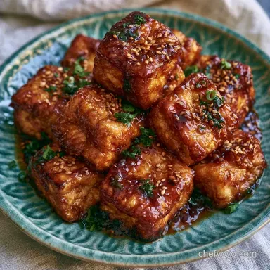 Crispy Baked Sesame Tofu for 4 Servings