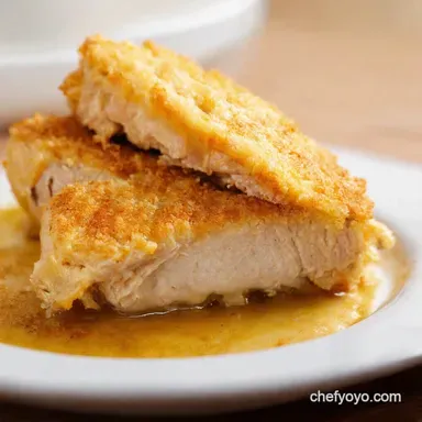 Easy Chicken Cordon Bleu Crispy Creamy Comfort Food Recipe Card