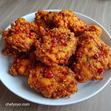 Crispy Chicken Thighs for 4 Servings Recipe Card