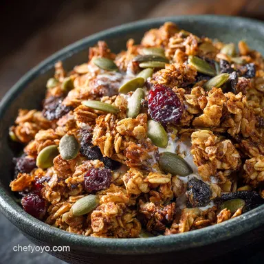 Pumpkin Granola Recipe: Easy, Cluster-Heavy, Autumn Spice Crunch Recipe Card