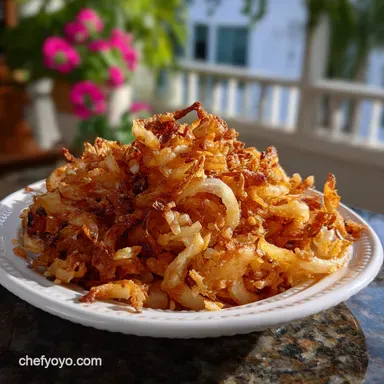 French Fried Onions: Shatter Crisp Recipe Card