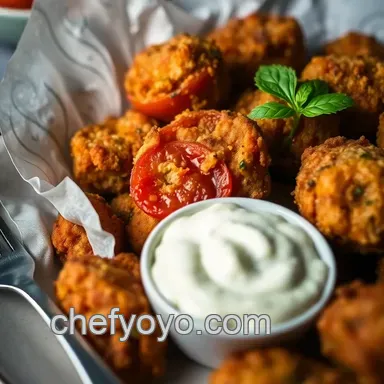 Easy & Crispy Fried Tomatoes with Herb Aioli: A Southern Delight Recipe Card