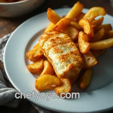 How to Make the Best Crispy Haddock and Chips: Delicious Calories Count! Recipe Card