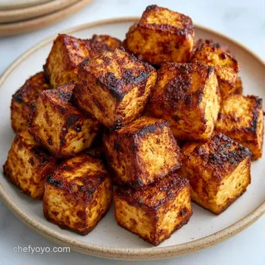 Crispy Pan Fried Tofu in 20 Minutes Recipe Card