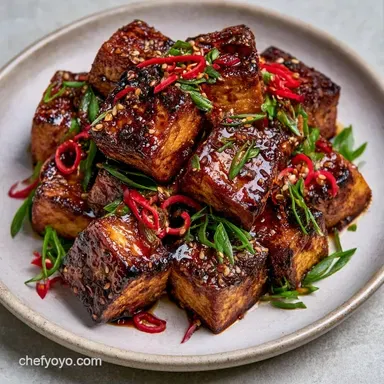 Pan Fried Tofu in 20 Minutes Recipe Card
