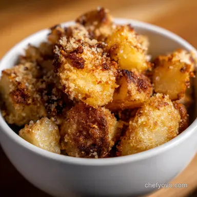 Crispy Parmesan Crusted Potatoes Pub Grub Elevated Recipe Card
