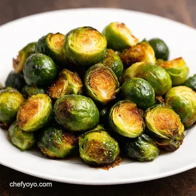 Crispy Fried Brussel Sprouts with Balsamic Glaze Pub Style