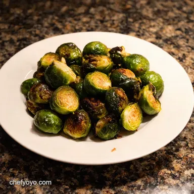Crispy Balsamic Roasted Brussels Sprouts Recipe Recipe Card