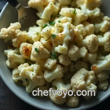 Easy & Flavorful: How to Roast Cauliflower with Garlic and Herbs Recipe Card