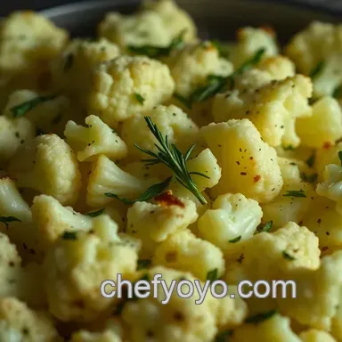 Easy &amp Flavorful: How to Roast Cauliflower with Garlic and Herbs
