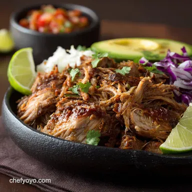 Slow Cooker Pork Carnitas: Easy, Ultra-Crispy Mexican Crock Pot Recipe Recipe Card