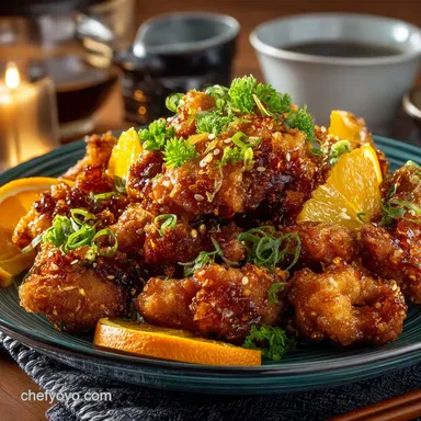 The Best Crispy Orange Chicken Recipe Better Than Takeaway Recipe Card