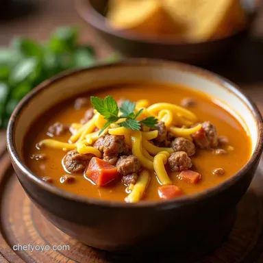 Best Crockpot Cheeseburger Soup Easiest Dinner EVER Recipe Card