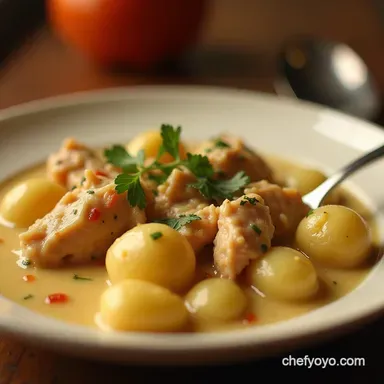 Creamy Slow Cooker Chicken and Gnocchi Soup Recipe Recipe Card