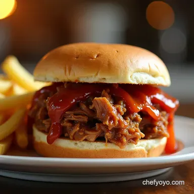 Easy Crockpot Pulled Pork BBQ Sandwiches Proper Good Eats Recipe Card