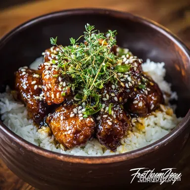 Crockpot Sesame Chicken Easy, Sticky, Restaurant-Quality Dinner Recipe Card