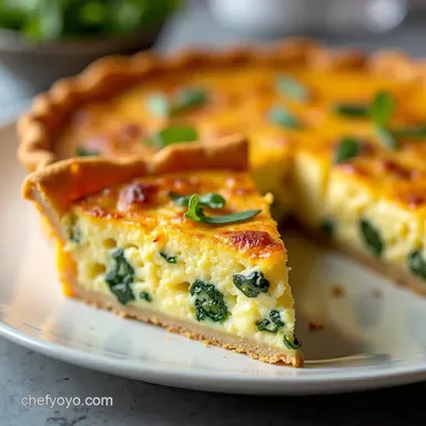 The Healthier Hero Crustless Cottage Cheese Quiche Lorraine