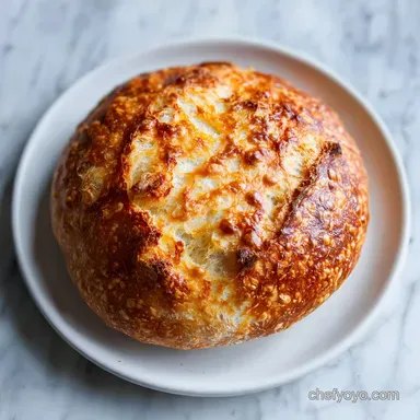 Crusty Artisan Bread with 18 Hour Fermentation for 10 Servings