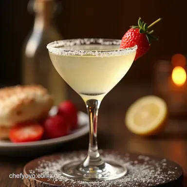 Easy Snowflake Martini Recipe Frosty Vanilla Cocktail Recipe Card