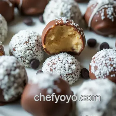 Decadent Buckeye Balls Recipe: The Ultimate Peanut Butter Chocolate Treat Recipe Card