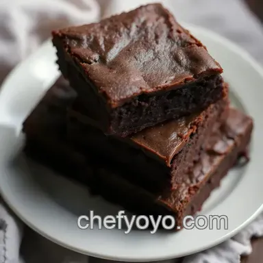 Decadent Homemade Brownies: The Best Easy Recipe for Fudge Lovers Recipe Card