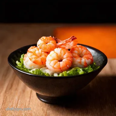 Deconstructed Shrimp Sushi Bowl Quick Easy Sushi Night Recipe Card